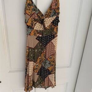 Forever 21 Patchwork Boho Dress